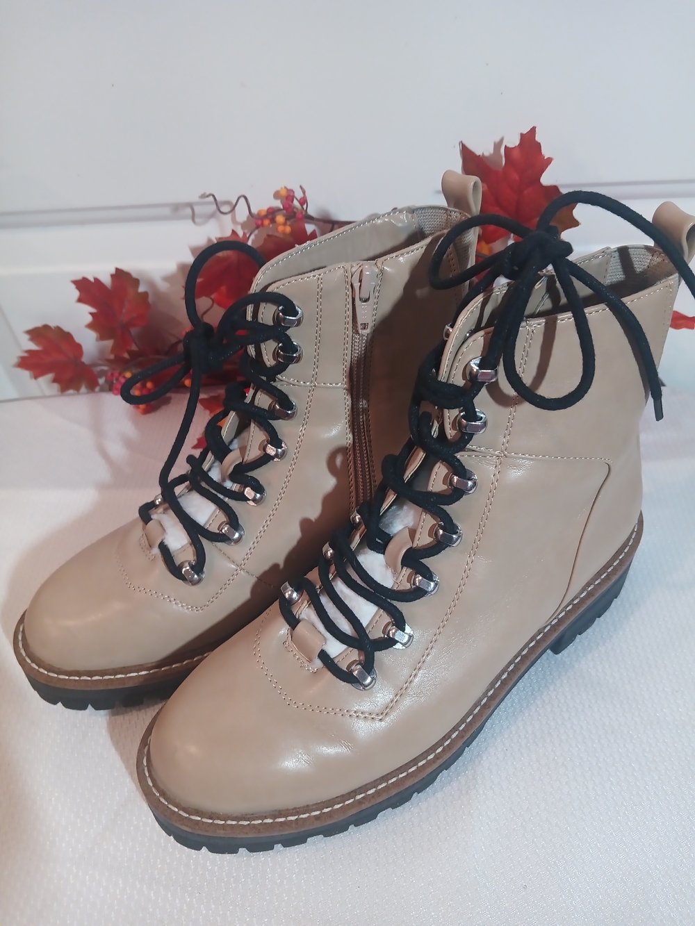 New Day Dolly Ankle Lace Up Women's Boots